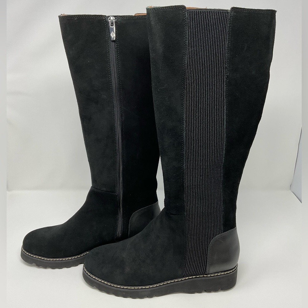 Donald Pliner Codie Suede and Leather knee‎ high boots